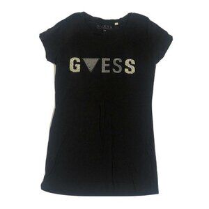 Guess Women's Tee Short Sleeve Black Size XS  With Stones
